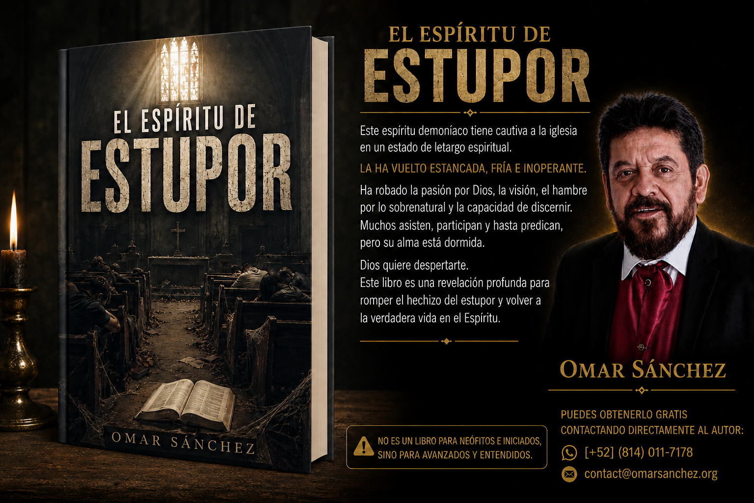 Portada y contraportada de El Espíritu de Estupor